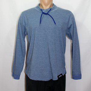 Jason Wu blue soft pullover for Eva Air long sleeve shirt men  size Large